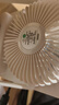 名創(chuàng)優(yōu)品（MINISO）【25年新品】風(fēng)寶桌面風(fēng)扇小型電風(fēng)扇迷你小風(fēng)扇辦公室桌上學(xué)生宿舍床上便攜式無線床頭靜音電扇 【慕斯白Pro】100檔風(fēng)力|1200mAh 48小時續(xù)航|頂配降噪 曬單實拍圖
