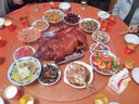 歡饞泡整只健康烤乳豬廣式脆皮乳豬全豬半成品送開(kāi)業(yè)禮酒席酒店美食食材 整只3斤-4斤 曬單實(shí)拍圖