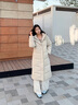波司登25新款羽絨服女長(cháng)款90絨通勤時(shí)尚休閑連帽冬季保暖外套B250245166 暖沙米7A53-趨勢推薦 L 170/92A 體重約120-130斤 曬單實(shí)拍圖