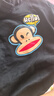 大嘴猴（paul frank）童裝連帽衛衣2025秋冬款男女童舒適保暖多色中大童潮流百搭上衣 130F黑色 140 曬單實(shí)拍圖