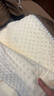 無(wú)印良品A類母嬰級(jí)全棉皺皺紗豆豆絨毯子 兒童安撫毛毯午睡蓋毯100*120cm 曬單實(shí)拍圖