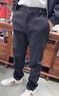 羅蒙休閑褲男士秋冬新款修身直筒西褲中年彈力輕商務(wù)男長褲子男 9908H灰色 [秋季新款] 32 腰圍2尺5 曬單實拍圖