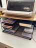 理沙星樹(shù)德國品質(zhì)文件架落地辦公桌收納架落地桌下收納柜打印機置物架可移動(dòng)資料檔案整理架 【落地+實(shí)木】草蔥白三層 曬單實(shí)拍圖