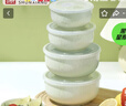 順祥保鮮碗4個裝上班帶飯?zhí)沾赏爰矣帽ｕr便當(dāng)碗可進(jìn)微波爐餐具 曬單實(shí)拍圖