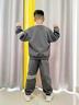貝孩趣男童套裝2025新款兒童春裝中大童春秋款衛衣運動(dòng)服洋氣炸街酷帥潮 灰色 150 碼(建議身高135-145厘米) 曬單實(shí)拍圖