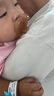 貝因美嬰兒安撫奶嘴新生兒0-3-6-12個月寶寶防脹氣一體硅膠2只裝+防丟繩 曬單實拍圖