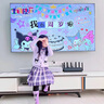 G.DUCKKIDS小黃鴨女童秋裝套裝學(xué)院套裙兒童jk套庫洛米百褶裙兩件套秋季衣服 庫洛米長袖開衫三件套 130 尺碼7~8歲【120-130cm】 曬單實拍圖