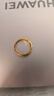中國黃金（CHINA GOLD）莫比烏斯黃金戒指女999足金求婚對戒國慶中秋節禮物送女友老婆 【足金女戒】金重約2.1g 曬單實(shí)拍圖