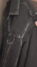 Levi's李維斯情侶同款美式寬松時(shí)尚休閑街頭情侶牛仔棉服夾克外套 黑色 L 曬單實(shí)拍圖