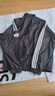adidas情侶款復(fù)古風(fēng)梭織立領(lǐng)夾克外套男女阿迪達(dá)斯官方三葉草 深灰 L 曬單實(shí)拍圖