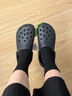 卡駱馳（crocs）經(jīng)典云朵Clog女沙灘洞洞鞋涼拖鞋206750 206750-001  36  曬單實(shí)拍圖