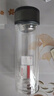 【?京東物流配送】高硼硅雙層玻璃杯大容量泡茶杯水杯子茶水分離 【雙層加厚】茶杯 350ml 1只 曬單實拍圖