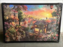 硯璽拼圖相框50×70cm1000片拼圖專(zhuān)用相框空框拼圖框畫(huà)框裝裱框掛墻 黑色相框 【70*50cm】 曬單實(shí)拍圖