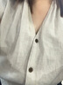 范思藍(lán)恩氣質(zhì)老錢風(fēng)麻本色休閑襯衫女2025夏新款坎肩v領(lǐng)襯衣2390 麻本色 M 曬單實拍圖