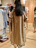 無(wú)印良品（MUJI）女式 不易沾水 雙排扣大衣外套女款風(fēng)衣春季外衣女裝女士BDE33C4S 米色 L （165/88A） 曬單實(shí)拍圖