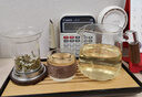 憶壺茶（YIHUTEA）整套茶具泡茶壺套裝玻璃茶杯茶水分離煮茶器辦公室懶人杯子帶茶盤(pán) 【含托盤(pán)】透明 壺+木圈2杯 4頭 曬單實(shí)拍圖