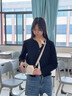 得勝（TAKSTAR）E10W無(wú)線領(lǐng)夾版小蜜蜂擴(kuò)音器教師專用上課擴(kuò)音器導(dǎo)游得勝擴(kuò)音器 象牙白無(wú)線領(lǐng)夾版+【金色鏈條】 曬單實(shí)拍圖
