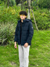 鴨鴨（YAYA）羽絨服男連帽可拆短款百搭保暖冬季新款中青年商務(wù)休閑防寒外套 黑色 XL 180(建議135-150斤) 曬單實(shí)拍圖