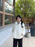 波司登（BOSIDENG）【七夕禮物】25新款輕薄羽絨服女短款立領(lǐng)90絨保暖外套B250135304 【店長推薦】日輝米|7C94 S 160/84A 體重約100-110斤 曬單實(shí)拍圖