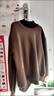 GOCHIEI穿不膩Bi眼入今年流行咖啡色圓領(lǐng)衛衣短款秋冬女2025新款加絨 棕色[穿不膩流行款]秋冬熱銷(xiāo) M [85-105斤] 曬單實(shí)拍圖