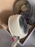 特福（Tefal）平底鍋煎蛋不粘鍋早餐煎鍋少油少煙燃?xì)庠铍姶艩t通用深煎鍋米色 曬單實(shí)拍圖