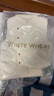 white wheat男童2024冬裝上衣女寶寶無(wú)袖童裝兒童抗菌鴨絨羽絨馬甲 白色 90 曬單實(shí)拍圖