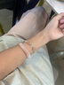 小星娜“蝶戀花”玉手鐲女桃花釀冰飄花石英巖真玉鐲子送老婆女友(處理) “蝶戀花”玉手鐲 58mm-59mm（贈玉石吊墜+禮盒） 曬單實(shí)拍圖