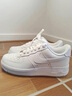 耐克（NIKE）AF1 女鞋空軍一號經(jīng)典小白鞋復古運動(dòng)鞋低幫透氣耐磨休閑板鞋 DD8959-100 35.5 曬單實(shí)拍圖