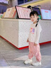 G.DUCKKIDS童裝女童春裝套裝兒童服裝一歲寶寶衣服小童春秋彩虹三件套2幼兒 粉色小熊彩虹毛衣三件套 90 尺碼1~2歲【 80-90cm】 曬單實拍圖