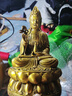 祥瑞禮黃銅四佛堂擺件坐蓮釋迦佛大日如來(lái)佛像家用銅地藏王像彌勒佛 觀(guān)世音 高約20cm 12*11*20cm 曬單實(shí)拍圖