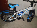 鳳凰（Phoenix）兒童自行車山地車男女學(xué)生腳踏車6-15歲童車 霸道 白藍(lán)色 20寸 曬單實(shí)拍圖