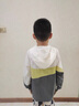 左西男童防曬衣兒童皮膚衣2025夏款連帽衫防曬服輕薄外套潮 灰色 130 曬單實拍圖