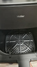 海爾（Haier）空氣炸鍋 【國家補貼】 免翻面 5L大容量家用炸雞薯條機 蒸汽嫩炸 可視金屬內腔電炸鍋 HA-M531ZMB 曬單實(shí)拍圖