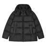 江南布衣（JNBY）【白月光】商場(chǎng)同款25冬新品羽絨服A型寬松側拉鏈5X0C10110 001/本黑（批次一） XS 曬單實(shí)拍圖