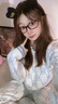 維多利亞的秘密 楊冪同款奶舒絨套裝可外穿家居服保暖毛絨女士睡衣七夕禮物 1J3W藍(lán)色老花 11256808 XS 曬單實(shí)拍圖