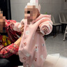迷你巴拉巴拉嬰兒連體衣棉服外出幼兒衣服保暖雙面絨兩面穿外套2025冬新款 紅白色調00361 90cm 曬單實(shí)拍圖