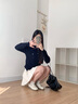 木林森女鞋百搭淺口護(hù)士鞋鞋舒適一腳蹬休閑鞋媽媽鞋女 米色 36 曬單實(shí)拍圖