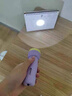 元童兒童手電筒不傷眼手電筒兒童強光小型家用巡邏戶(hù)外手電充電筒 卡通兒童小手電500mA【紫色】 曬單實(shí)拍圖