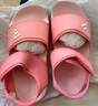 阿迪達斯（adidas）兒童涼鞋夏季男女大小童沙灘鞋  IH3634粉/白  曬單實(shí)拍圖