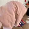 巴厘小豬兒童秋季保暖家居服睡衣男童居家套裝女寶寶內衣套裝秋冬打底衣服 粉橙 90 曬單實(shí)拍圖