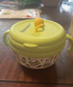 babycare寶寶輔食碗 兒童注水保溫碗吸盤碗 不銹鋼餐具防摔 2025新品 曬單實(shí)拍圖