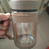 春夏季玻璃水杯禮物大容量男女生帶蓋泡茶飲水禮品杯家用 商務(wù)把手杯咖色 500ml 1只 曬單實拍圖