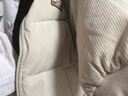 巴拉巴拉童裝兒童棉服男童外套連帽冬裝拼接燈芯絨棉衣簡(jiǎn)約百搭潮 煙灰卡50524 130cm 曬單實(shí)拍圖