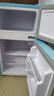 香雪海小冰箱迷你小型家用  冷藏冷凍兩用宿舍寢室出租房用二門雙門電冰箱節(jié)能省電 42S118E藍(lán)色 雙門一級(jí)能效 曬單實(shí)拍圖