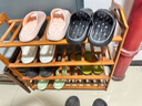 潔麗雅6雙裝拖鞋女士家用招待客人室內(nèi)家居浴室備用防滑防臭eva涼拖鞋女 6色各一 【1】 38-39 女+男42-43 曬單實(shí)拍圖