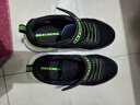 Skechers斯凱奇兒童運動(dòng)鞋男童透氣網(wǎng)鞋時(shí)尚魔術(shù)貼大童跑步鞋403748L 曬單實(shí)拍圖