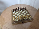 颯望德國國際象棋小學(xué)生兒童帶磁性折疊便攜實(shí)木質(zhì)棋盤(pán)高檔chess西洋 24cm丨小號國際象棋（送入門(mén)書(shū)+雙后） 曬單實(shí)拍圖