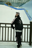 酷峰【雪蝶】滑雪服套裝2025新款雪衣雪褲女男外套冬單板雙板防水裝備 墨蝶粉上衣 S 曬單實(shí)拍圖