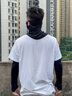 啄木鳥(niǎo)（TUCANO）冰絲防曬面罩男士夏季防紫外線(xiàn)全臉口罩騎行透氣冰袖面巾護頸脖套 深灰套裝【面罩+冰袖】 曬單實(shí)拍圖