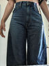 Levi's李維斯25年秋冬新款美式休閑女士BARREL高腰寬松錐形牛仔褲 中藍 25 (31) 曬單實拍圖
